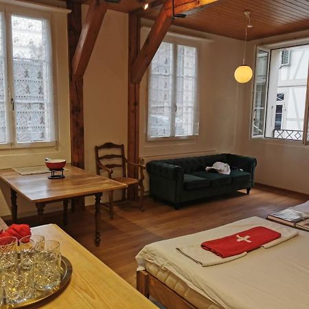 Simple Studio 36M2 In The Center Of Burgdorf Private Parking Small Bathroom Екстериор снимка