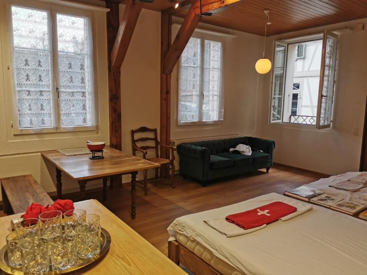 Simple Studio 36M2 In The Center Of Burgdorf Private Parking Small Bathroom Екстериор снимка