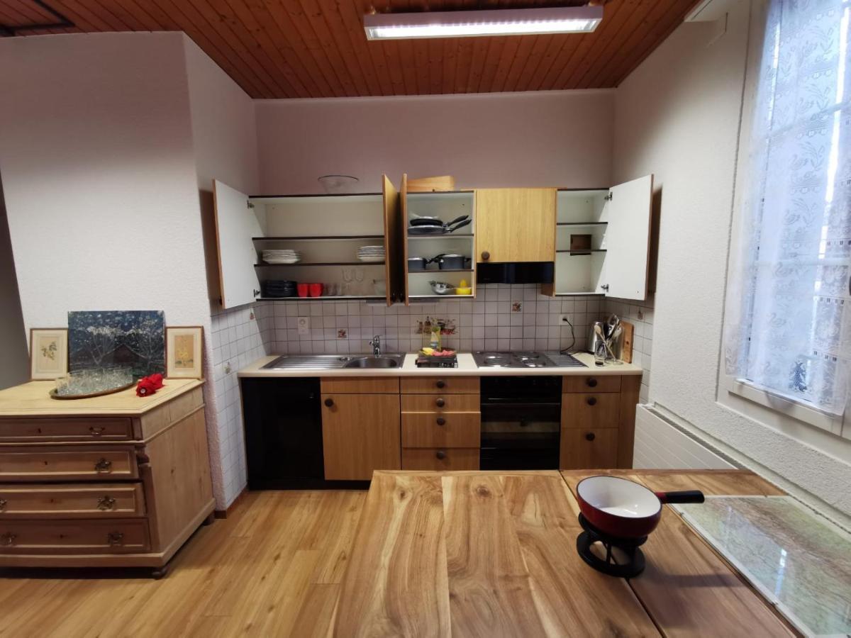 Simple Studio 36M2 In The Center Of Burgdorf Private Parking Small Bathroom Екстериор снимка